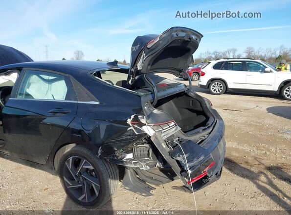 KMHLS4DG2SU881149 2025 HYUNDAI ELANTRA Black Vista frontal