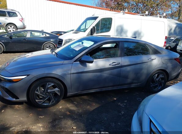 KMHLS4DG5SU974232 2025 HYUNDAI ELANTRA Gray Widok wnętrza 360 stopni