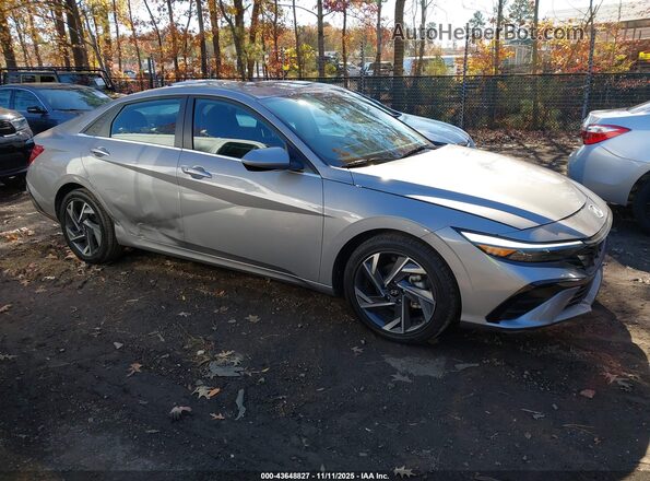 KMHLS4DG5SU974232 2025 HYUNDAI ELANTRA Gray Widok wnętrza z tyłu