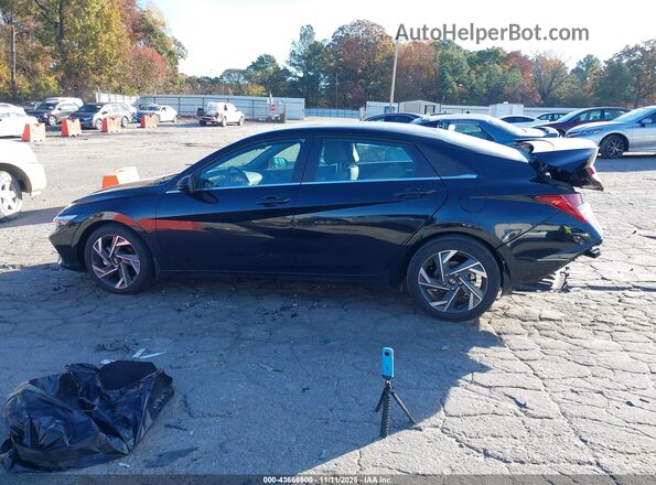 KMHLS4DG8RU688787 2024 HYUNDAI ELANTRA Black Սալոնի 360 աստիճան տեսք