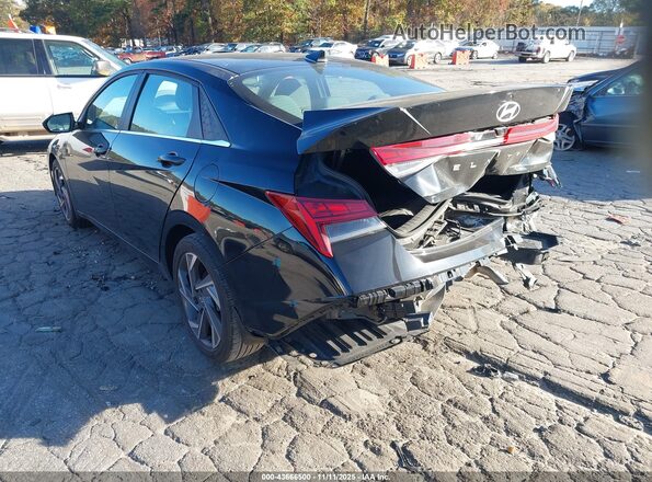 KMHLS4DG8RU688787 2024 HYUNDAI ELANTRA Black Հետևի ձախ