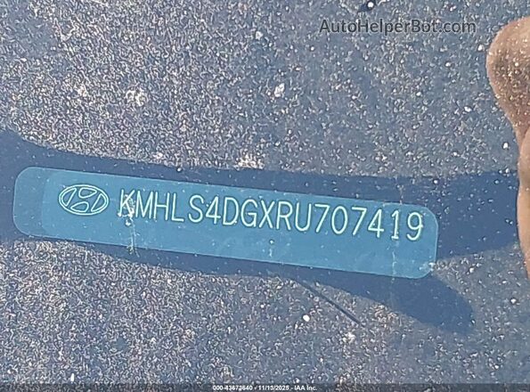 KMHLS4DGXRU707419 2024 HYUNDAI ELANTRA Black 