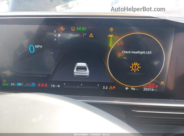KMHM34AA2SA084645 2025 HYUNDAI IONIQ 6 Black Widok tylnych siedzeń