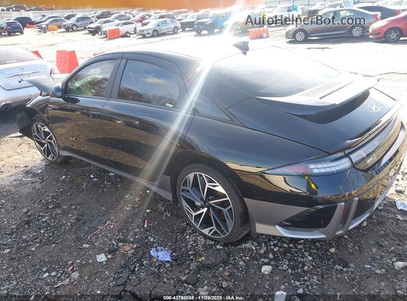 KMHM34AA2SA084645 2025 HYUNDAI IONIQ 6 Black Tył lewy