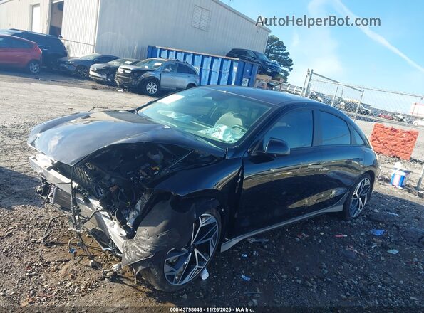 KMHM34AA2SA084645 2025 HYUNDAI IONIQ 6 Black Przód lewy