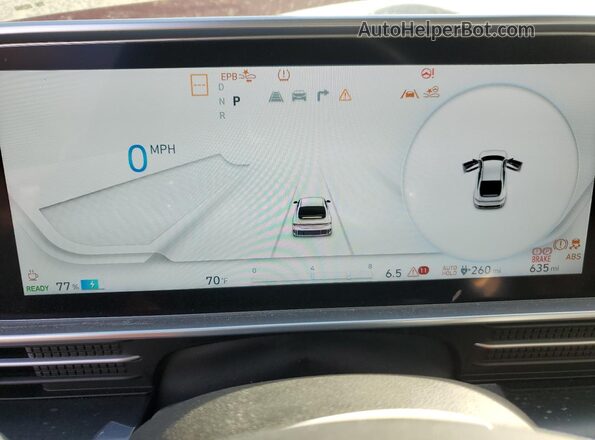 KMHM34AA2SA085990 2025 HYUNDAI IONIQ Red Vista del cuadro de instrumentos