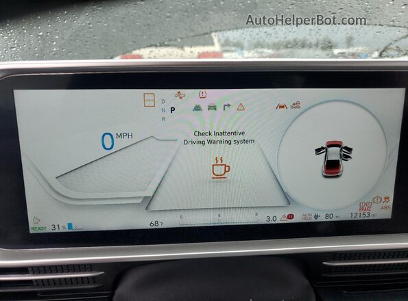 KMHM34AA7SA087864 2025 HYUNDAI IONIQ Black ხელსაწყოთა პანელის ხედი