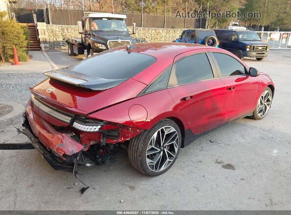 KMHM34AC2PA038578 2023 HYUNDAI IONIQ 6 Red Задня права чверть