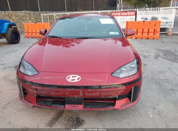 KMHM34AC2PA038578 2023 HYUNDAI IONIQ 6 Red Вид щитка приладів