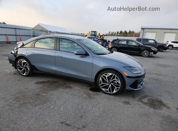 KMHM34AC2RA058977 2024 HYUNDAI IONIQ Gray Передня права чверть