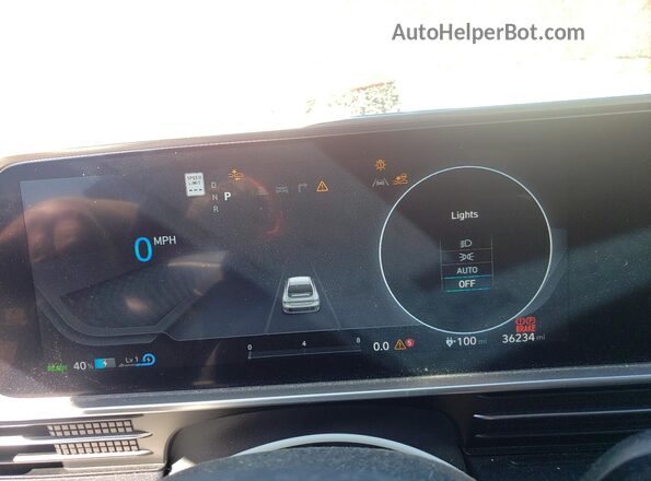 KMHM54AA2PA030618 2023 HYUNDAI IONIQ Red Vista del cuadro de instrumentos