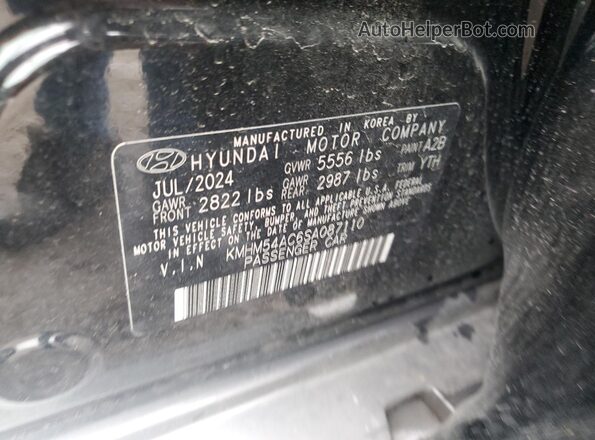 KMHM54AC6SA087110 2025 HYUNDAI IONIQ Black Widok komory silnika