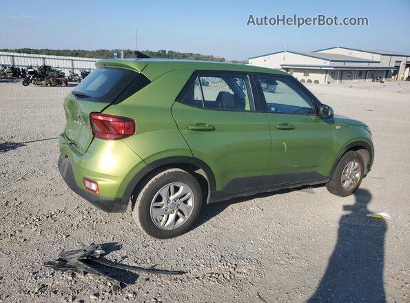 KMHRB8A39MU065769 2021 HYUNDAI VENUE Зеленый Задняя правая четверть