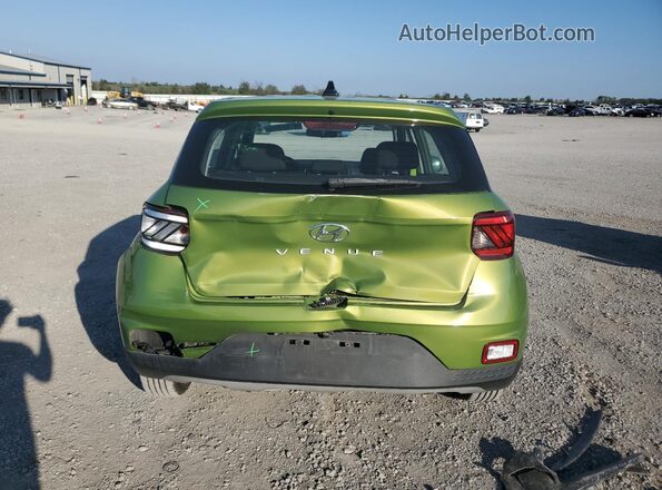 KMHRB8A39MU065769 2021 HYUNDAI VENUE Зеленый Вид сзади