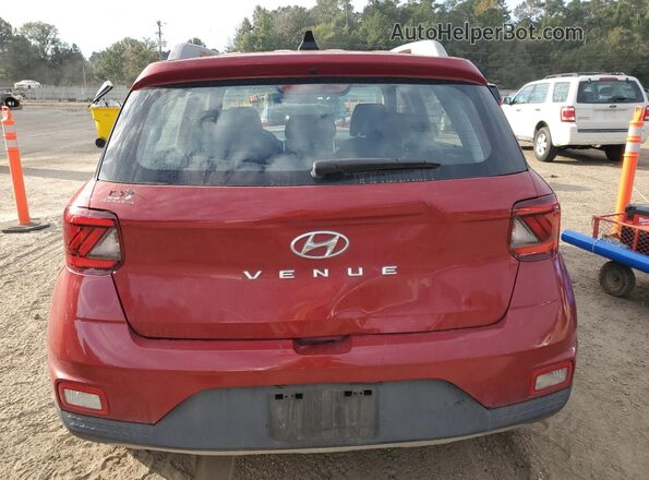 KMHRC8A31LU016271 2020 HYUNDAI VENUE Red Widok z tyłu