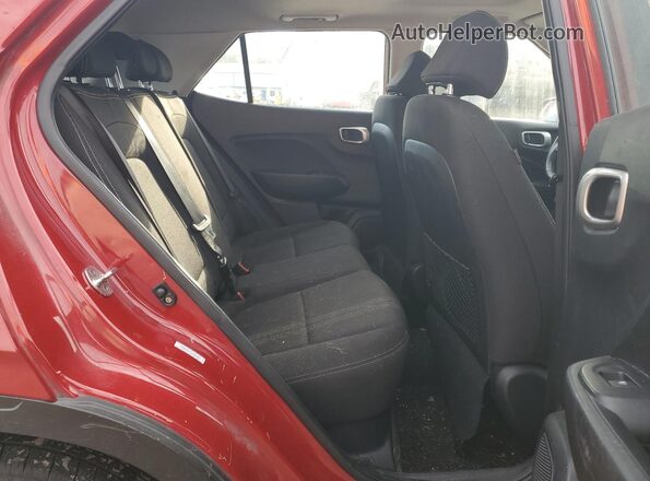 KMHRC8A31LU016271 2020 HYUNDAI VENUE Red Widok tylnych siedzeń