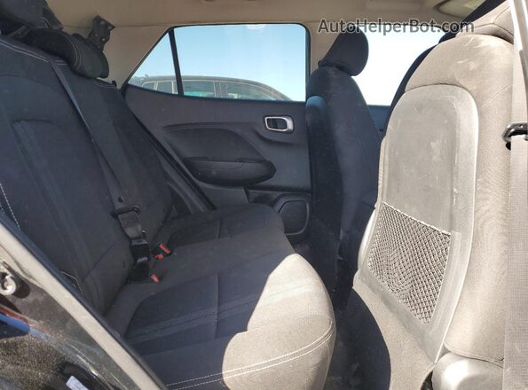 KMHRC8A32LU014187 2020 HYUNDAI VENUE Black Rear seats view
