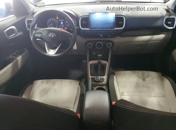 KMHRC8A32LU015503 2020 HYUNDAI VENUE Black Dashboard view