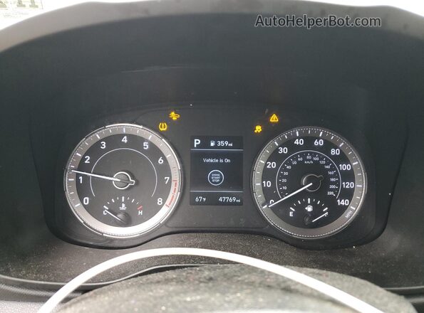 KMHRC8A32NU149348 2022 HYUNDAI VENUE Gray Vista del cuadro de instrumentos