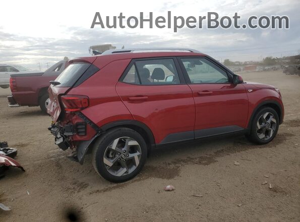 KMHRC8A32NU166473 2022 HYUNDAI VENUE Red უკანა მარჯვენა