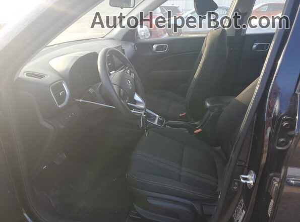 KMHRC8A33LU019043 2020 HYUNDAI VENUE Black Front interior view