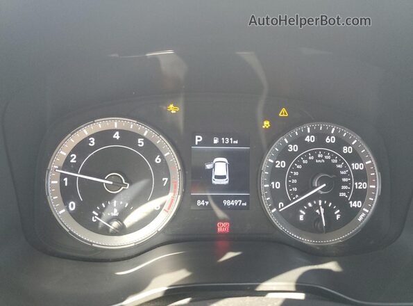 KMHRC8A33LU025716 2020 HYUNDAI VENUE Gray Սարքավորումների վահանակի տեսք