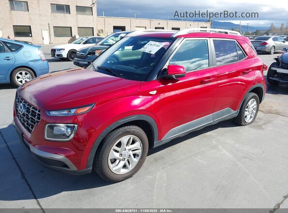 KMHRC8A33LU026235 2020 HYUNDAI VENUE Red Front left