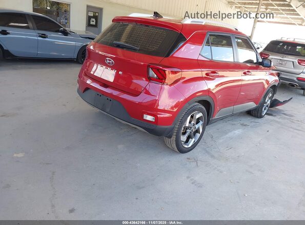 KMHRC8A33NU143266 2022 HYUNDAI VENUE Maroon Задня права чверть