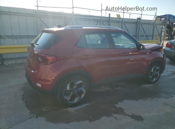 KMHRC8A33NU202851 2022 HYUNDAI VENUE Red Trasero derecho