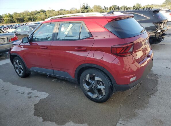 KMHRC8A33NU202851 2022 HYUNDAI VENUE Red Trasero izquierdo