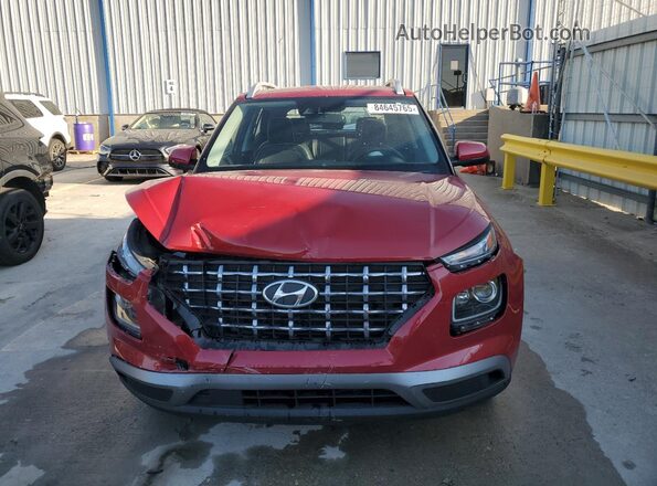 KMHRC8A33NU202851 2022 HYUNDAI VENUE Red Vista frontal