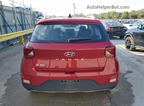 KMHRC8A33NU202851 2022 HYUNDAI VENUE Red Vista trasera