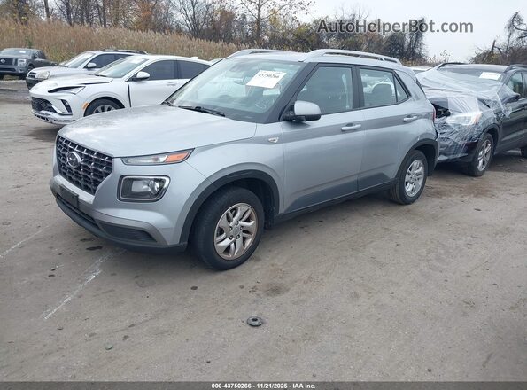 KMHRC8A34LU037244 2020 HYUNDAI VENUE Серебряный Передняя левая четверть