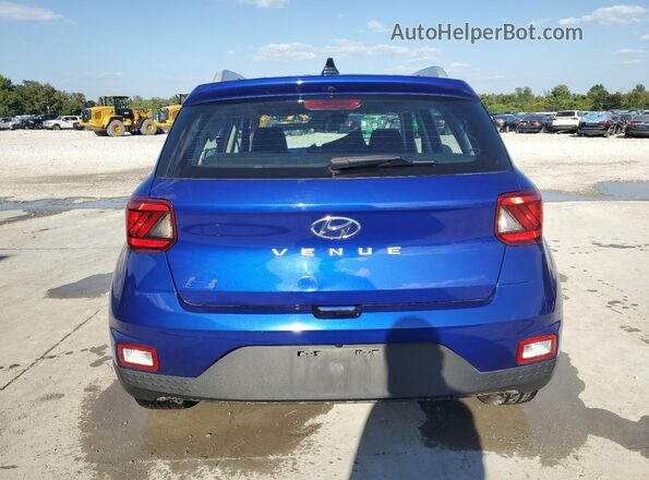 KMHRC8A34MU090365 2021 HYUNDAI VENUE Blue Widok z tyłu