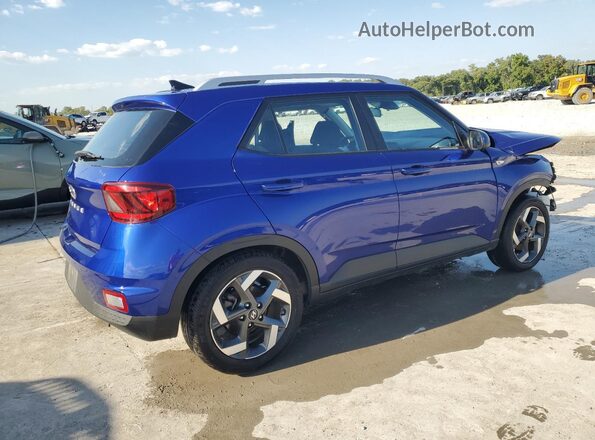 KMHRC8A34MU090365 2021 HYUNDAI VENUE Blue Tył prawy