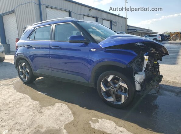 KMHRC8A34MU090365 2021 HYUNDAI VENUE Blue Przód prawy