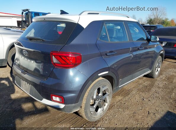KMHRC8A34MU105012 2021 HYUNDAI VENUE Blue Հետևի աջ