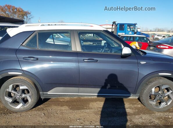KMHRC8A34MU105012 2021 HYUNDAI VENUE Blue Սալոնի հետևի տեսք