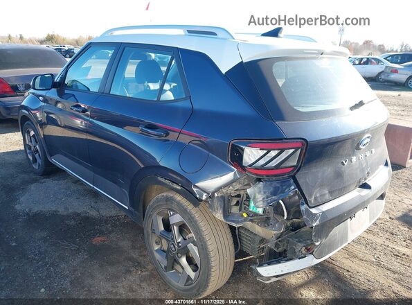 KMHRC8A34MU105012 2021 HYUNDAI VENUE Blue Հետևի ձախ