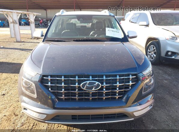 KMHRC8A34MU105012 2021 HYUNDAI VENUE Blue Սարքավորումների վահանակի տեսք