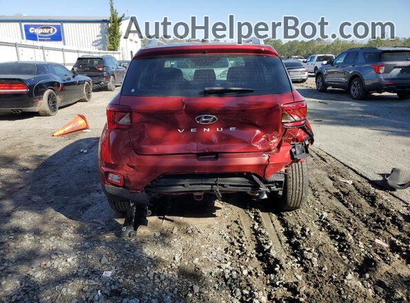KMHRC8A34RU324818 2024 HYUNDAI VENUE Red Вид ззаду