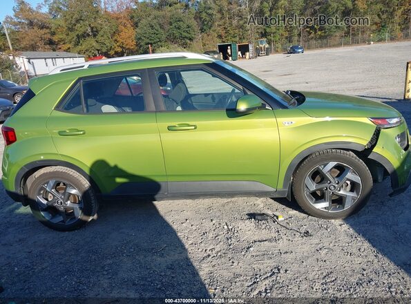 KMHRC8A35MU073087 2021 HYUNDAI VENUE Green Սալոնի հետևի տեսք
