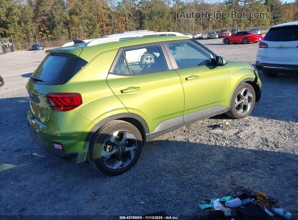 KMHRC8A35MU073087 2021 HYUNDAI VENUE Green Հետևի աջ