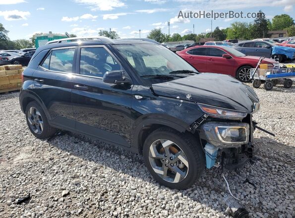 KMHRC8A35RU285236 2024 HYUNDAI VENUE Black Front right