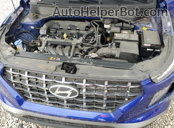KMHRC8A35RU332166 2024 HYUNDAI VENUE Blue ძრავის განყოფილების ხედი