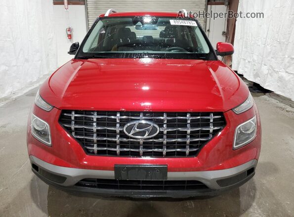 KMHRC8A36LU015827 2020 HYUNDAI VENUE Red წინა ხედი