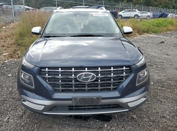 KMHRC8A37MU087136 2021 HYUNDAI VENUE Blue Vista frontal