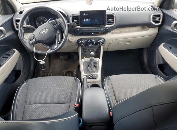 KMHRC8A37MU087136 2021 HYUNDAI VENUE Blue Vista del salpicadero