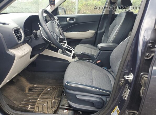 KMHRC8A37MU087136 2021 HYUNDAI VENUE Blue Vista interior delantera