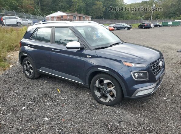 KMHRC8A37MU087136 2021 HYUNDAI VENUE Blue Delantero derecho